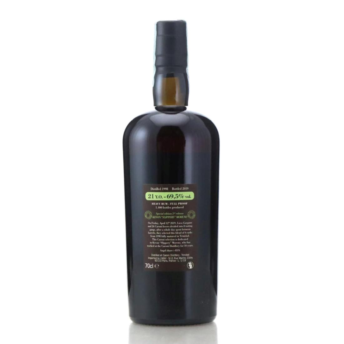 Image for Caroni 1998 Full Proof 21 Year Old Heavy - Kevon 'Slippery' Moreno