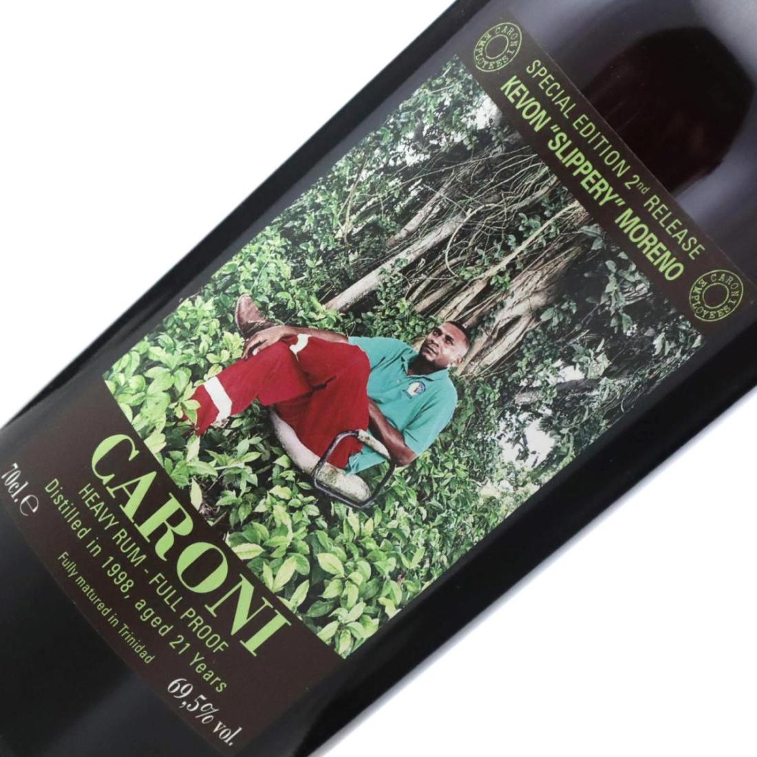 Image for Caroni 1998 Full Proof 21 Year Old Heavy - Kevon 'Slippery' Moreno