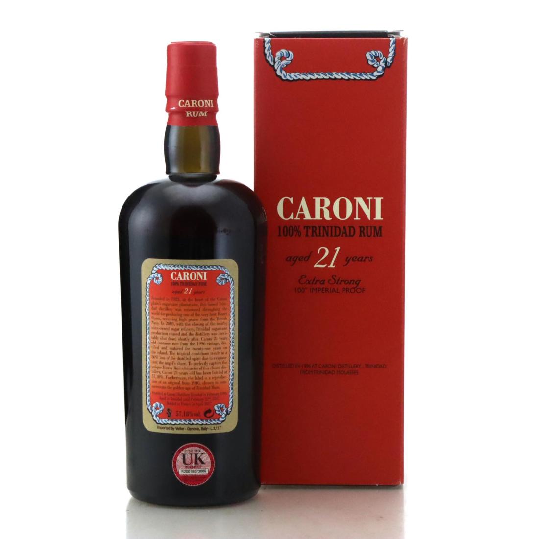 Image for Caroni 1996 100% Trinidad Rum 21 Year Old