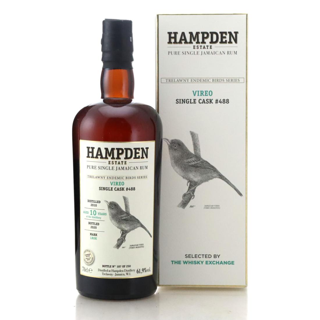 Image for Hampden Estate LROK 2010 Single Cask 10 Year Old - Vireo