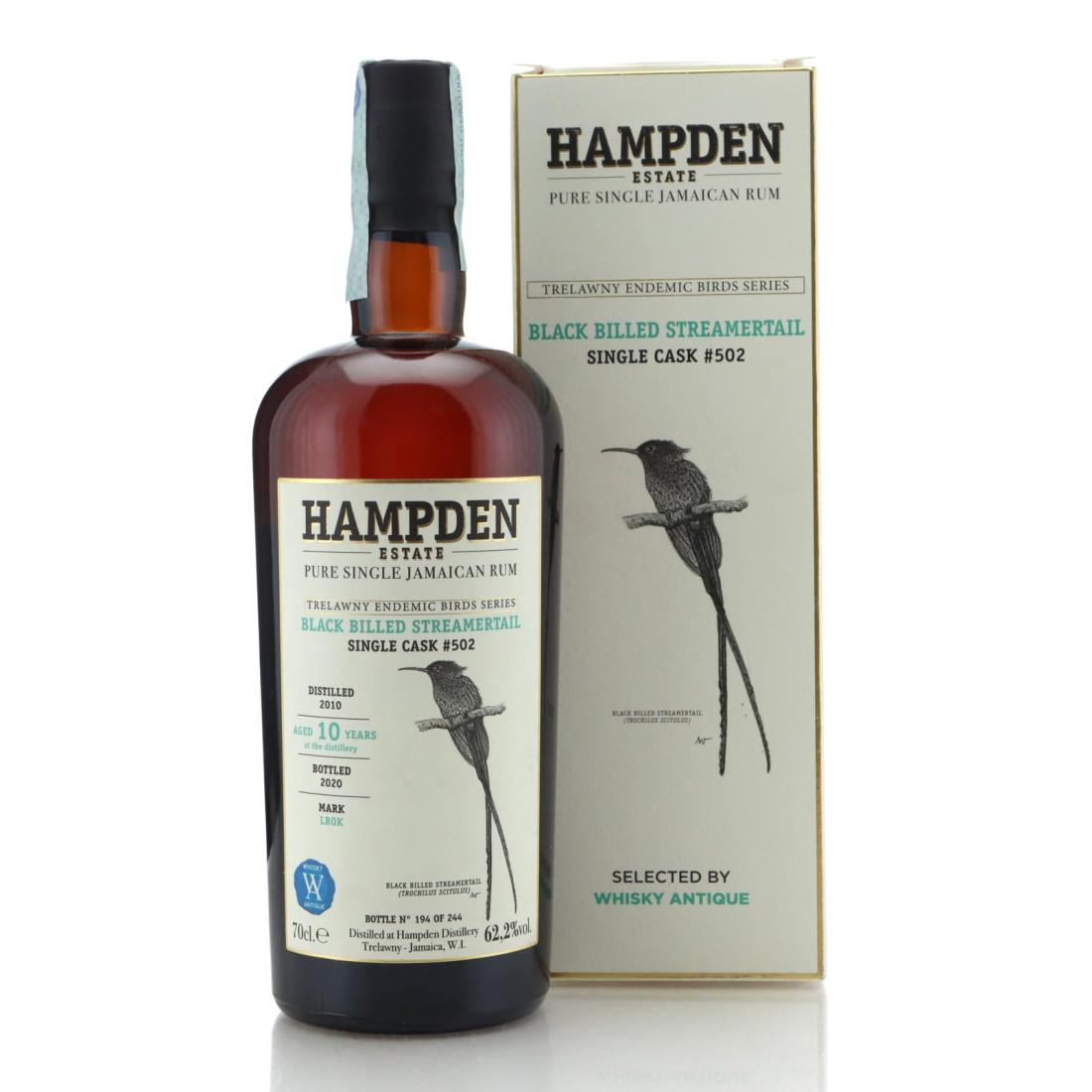 Image for Hampden Estate LROK 2010 Trelawny Endemic Birds 10 Year Old - Black Billed Streamertail