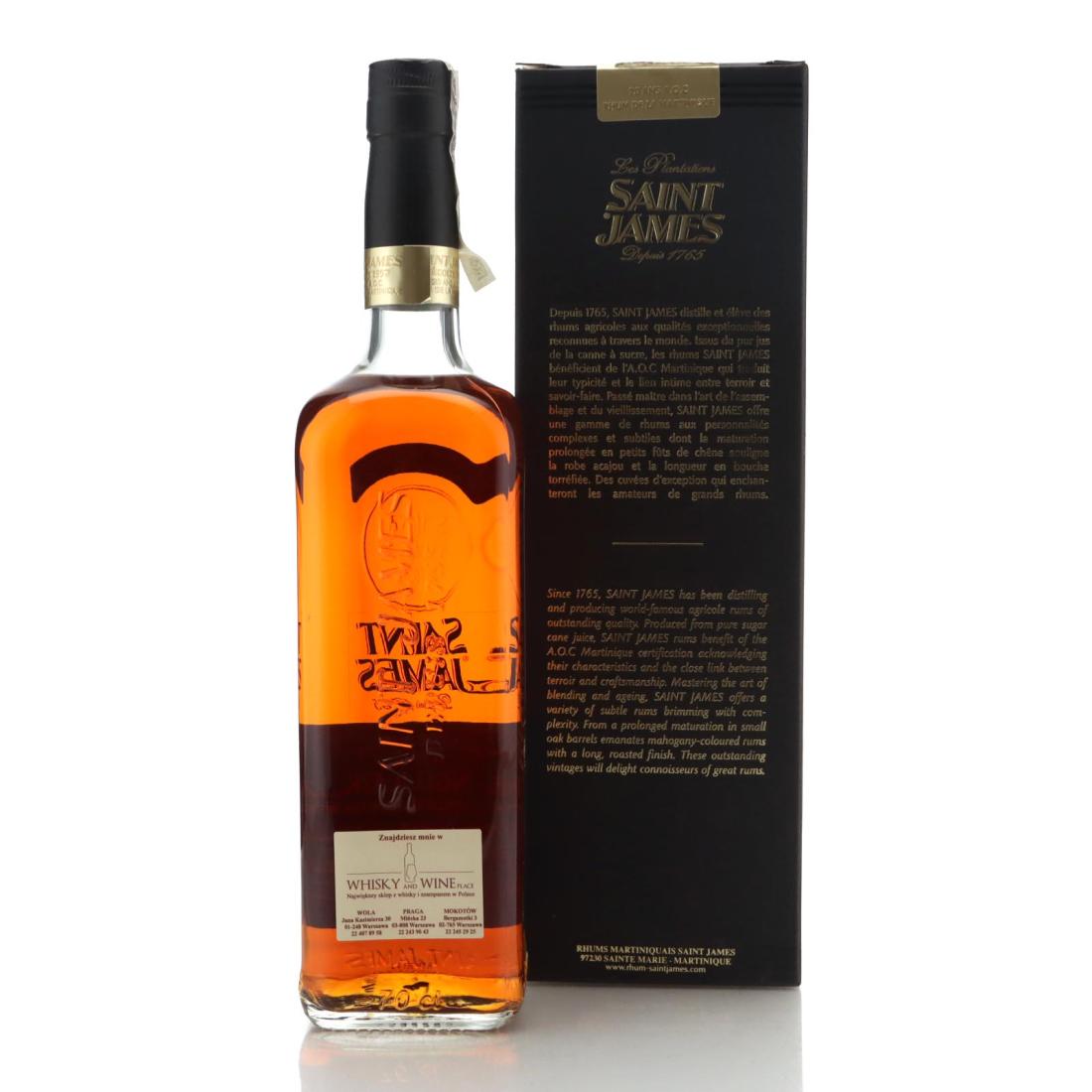 Image for Saint James 1997 Single Cask Cuvee 20 Ans A.O.C.