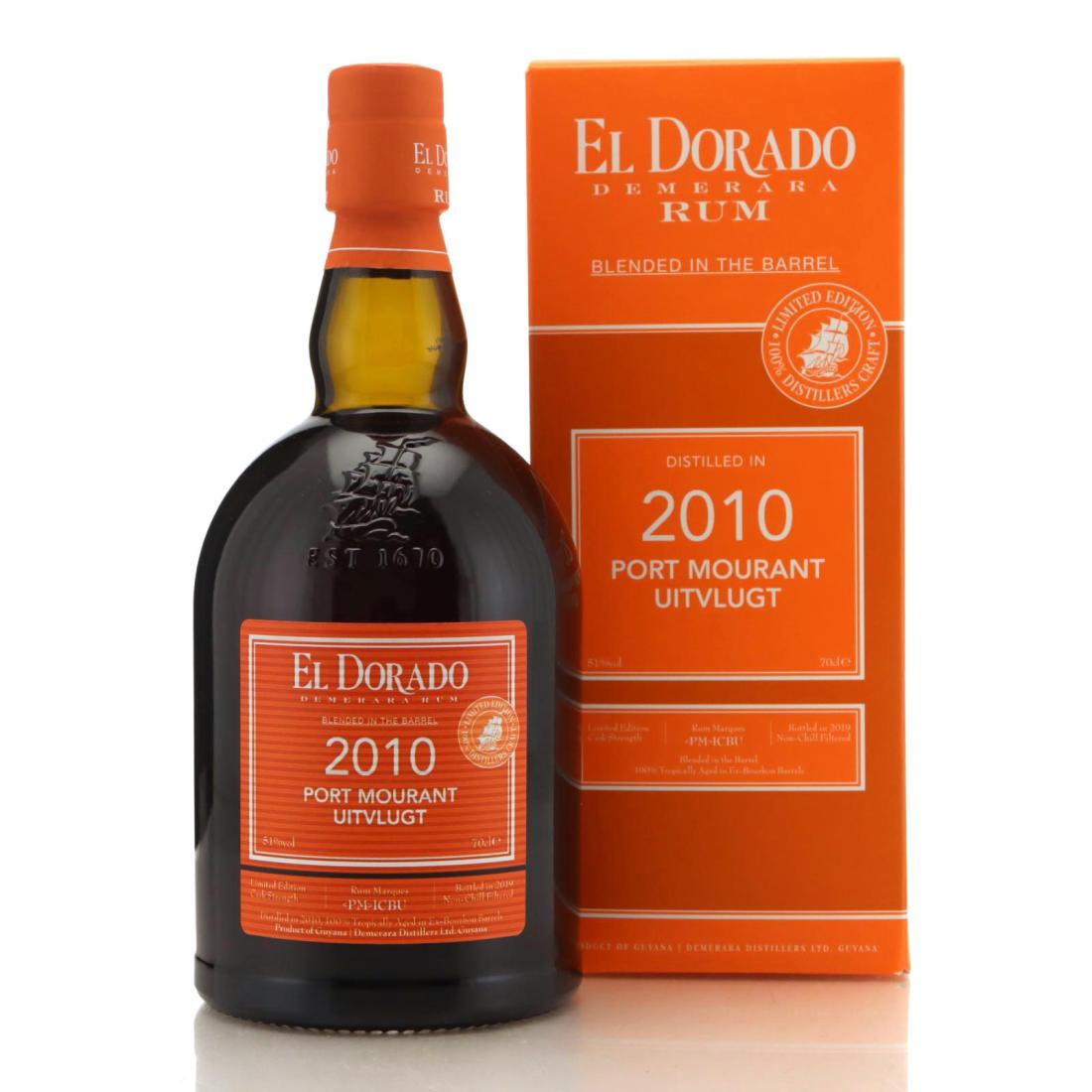 Image for Port Mourant & Uitvlugt <PM>ICBU 2010 El Dorado Blended in the Barrel