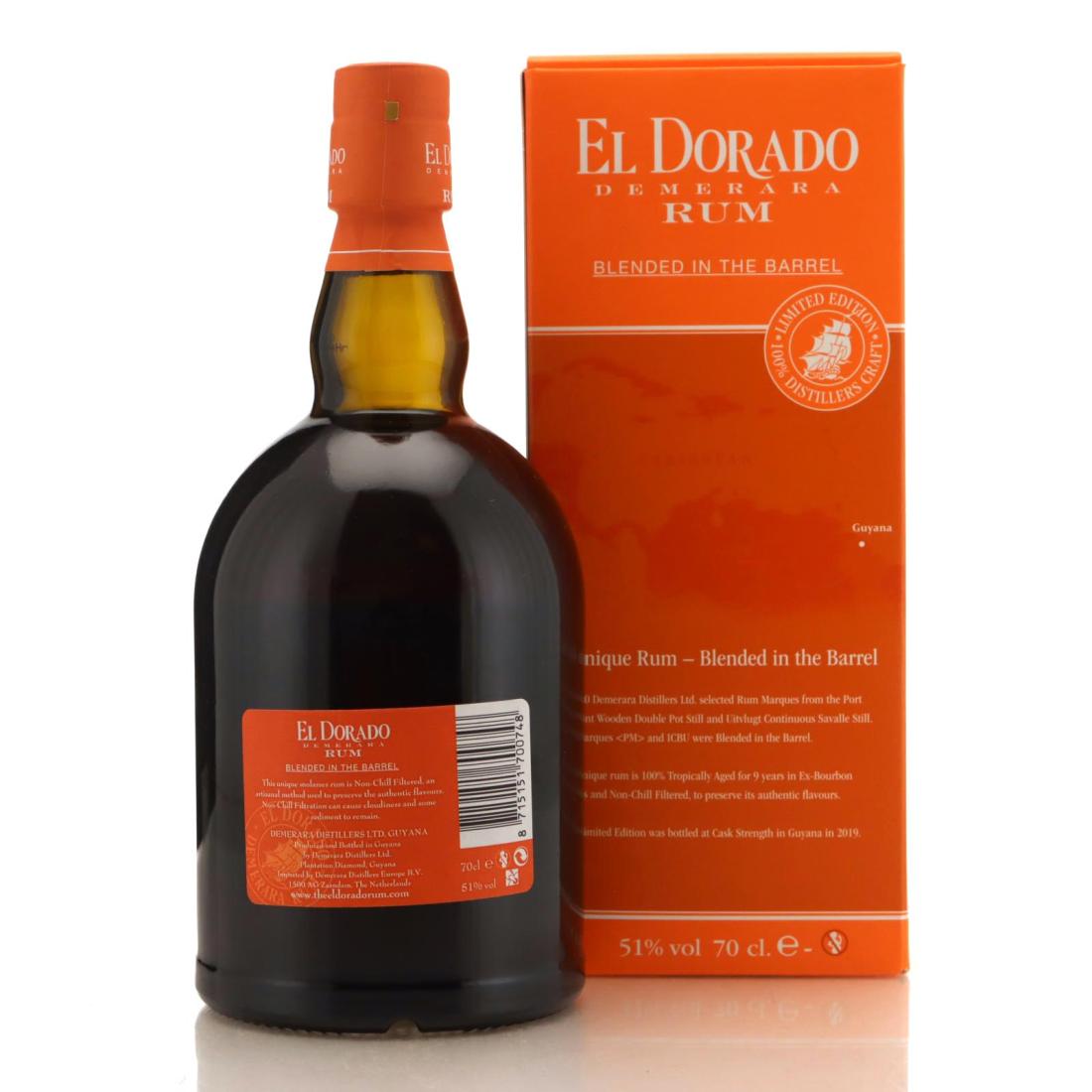 Image for Port Mourant & Uitvlugt <PM>ICBU 2010 El Dorado Blended in the Barrel
