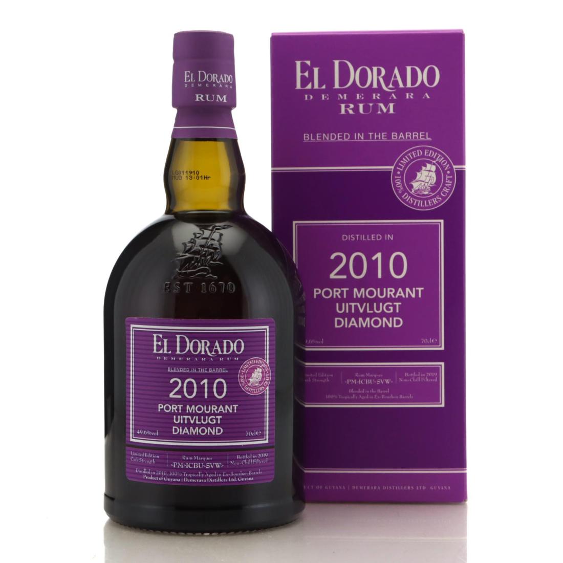 Image for Port Mourant, Uitvlugt & Diamond <PM>ICBU<SVW> 2010 El Dorado Blended in the Barrel