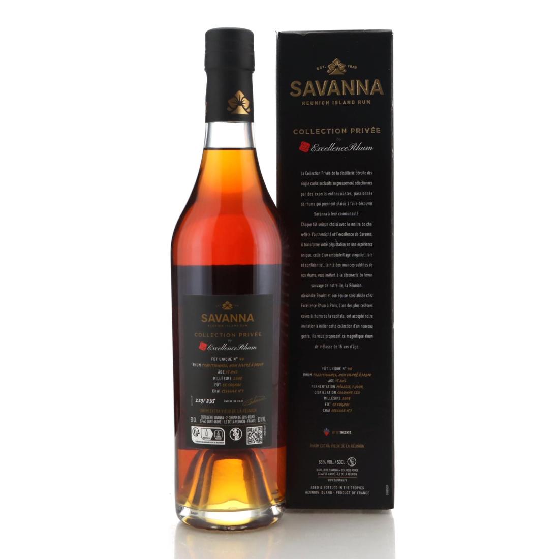 Image for Savanna 2008 Collection Privée 15 Year Old