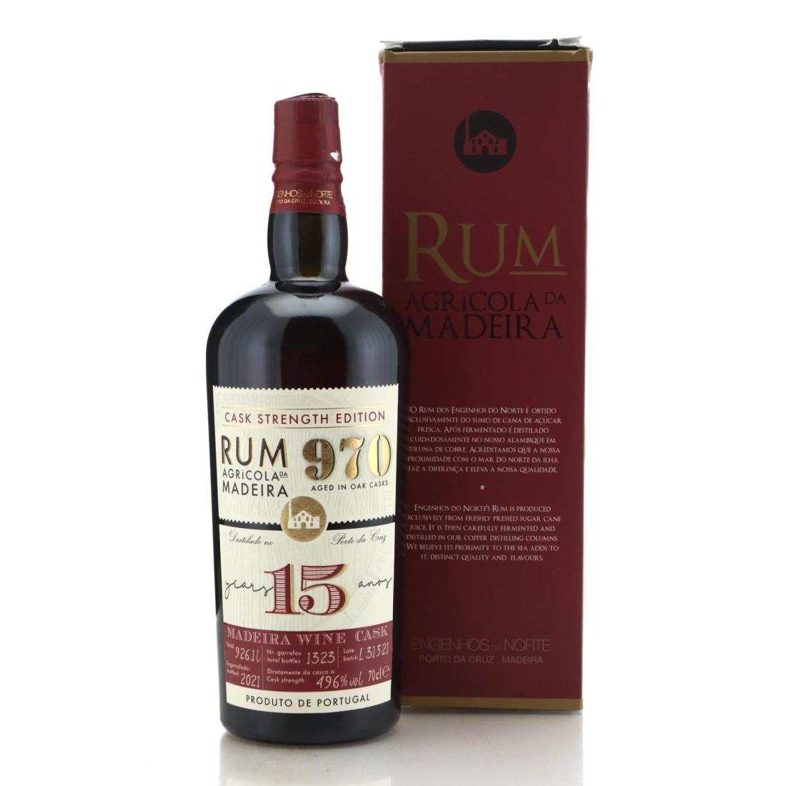 Image for Porta da Cruz 970 Rum Agricola da Madeira 15 Year Old - Batch L31521