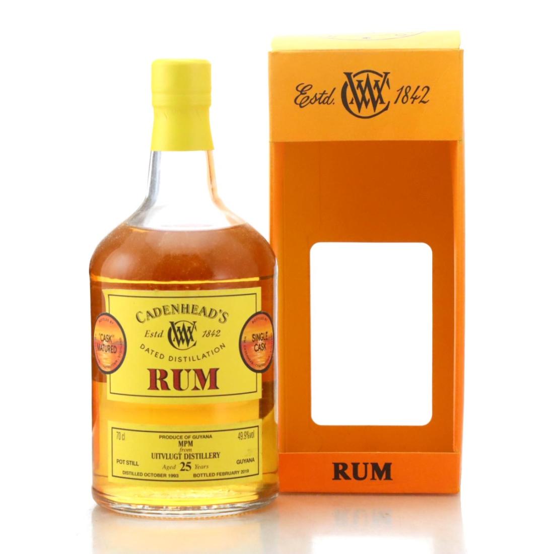 Image for Uitvlugt MPM 1993 Cadenhead's Dated Distillation 25 Year Old