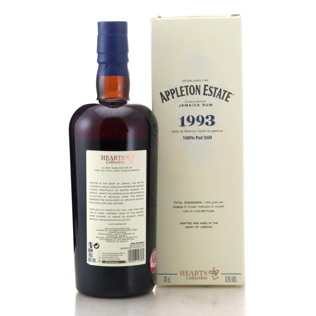 Image for Appleton Estate 1993 Hearts Collection 29 Year Old