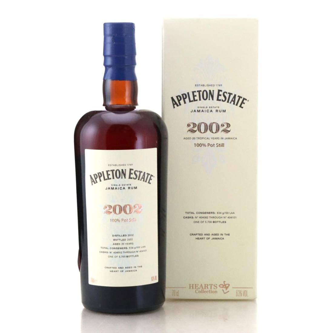 Image for Appleton Estate 2002 Hearts Collection 20 Year Old