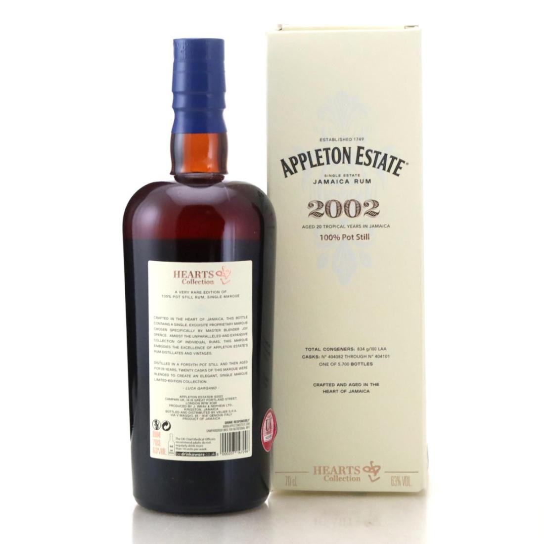 Image for Appleton Estate 2002 Hearts Collection 20 Year Old