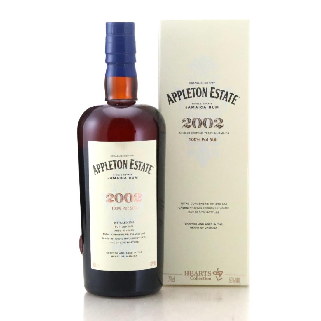 Image for Appleton Estate 2002 Hearts Collection 20 Year Old