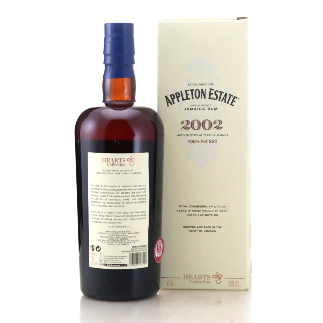 Image for Appleton Estate 2002 Hearts Collection 20 Year Old