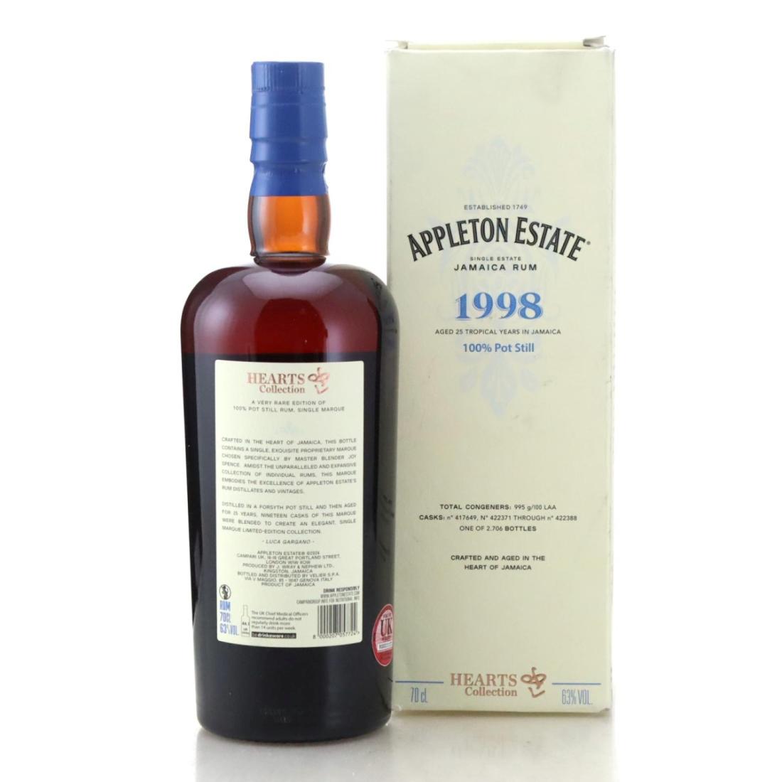 Image for Appleton Estate 1998 Hearts Collection 25 Year Old