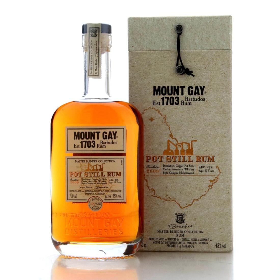 Image for Mount Gay 2009 Master Blender Collection 10 Year Old / Pot Still Rum