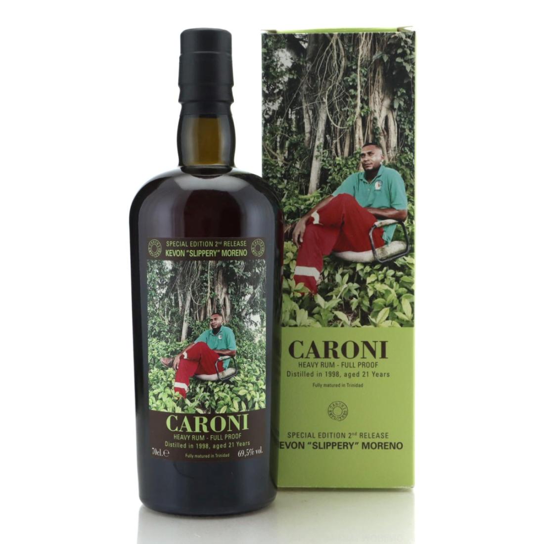 Image for Caroni 1998 Full Proof 21 Year Old Heavy - Kevon 'Slippery' Moreno