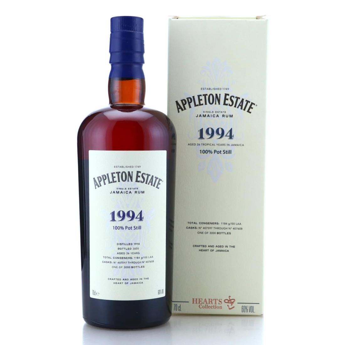 Image for Appleton Estate 1994 Hearts Collection 26 Year Old