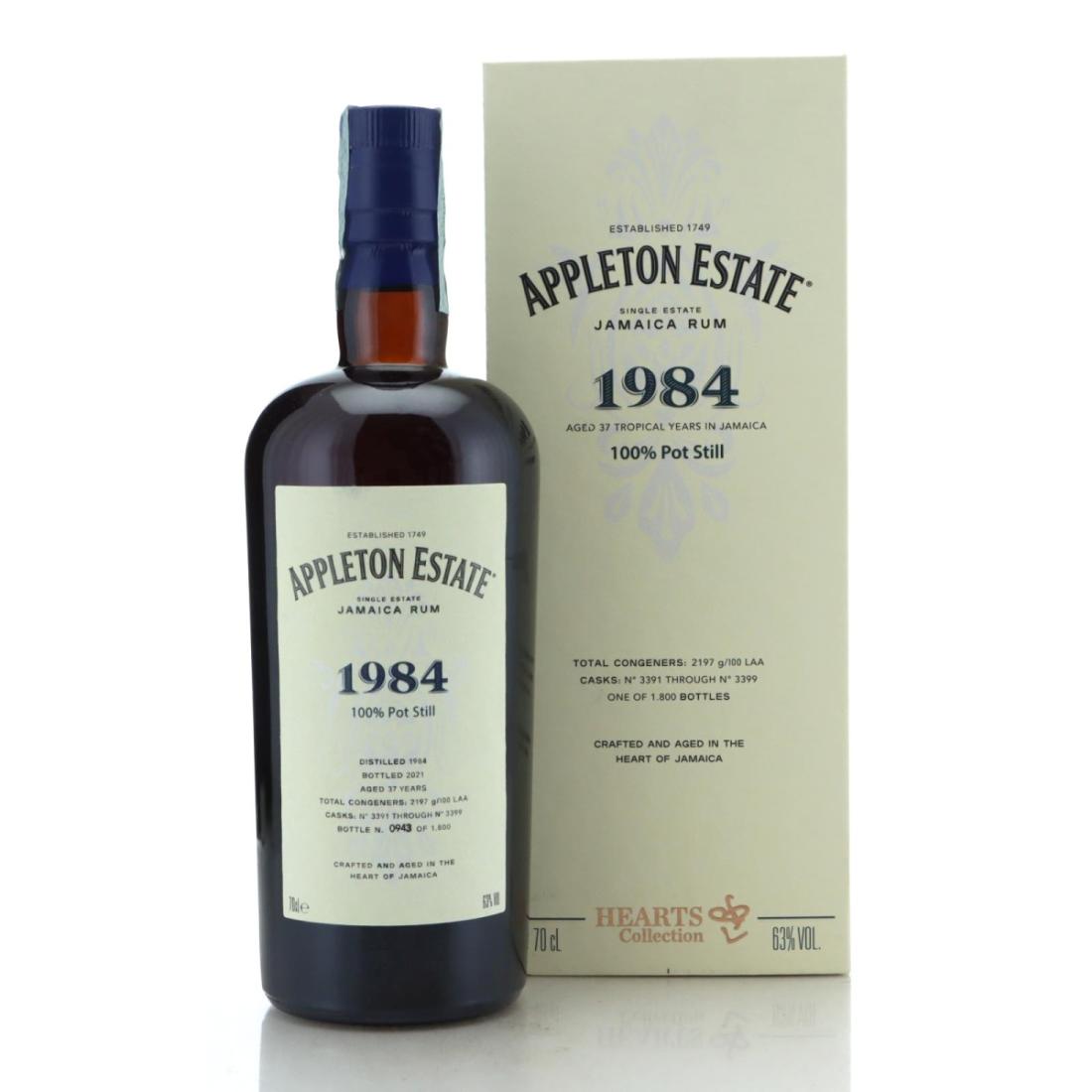Image for Appleton Estate 1984 Hearts Collection 37 Year Old