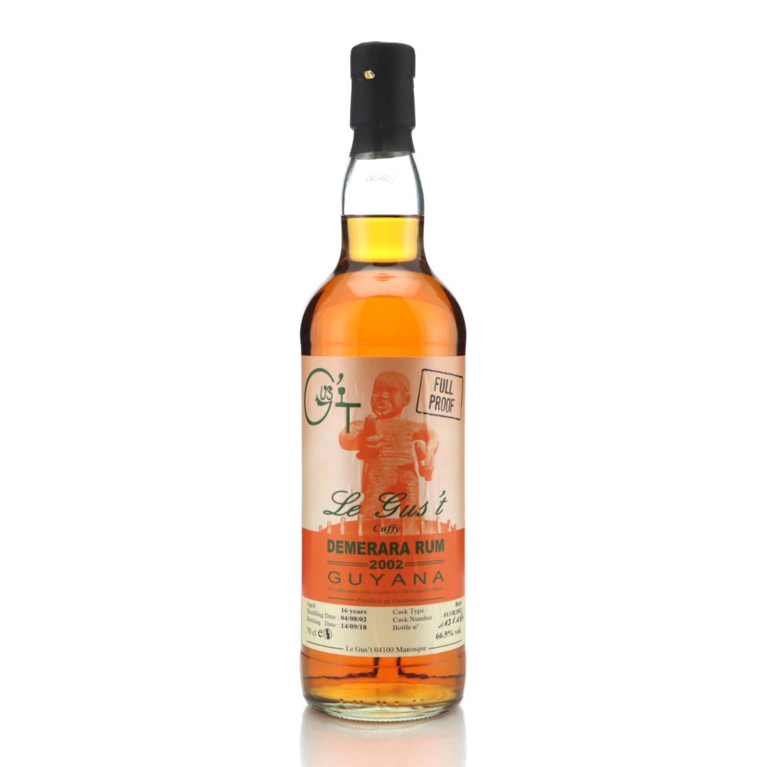 Image for Cuffy 2002 Full Proof 16 Year Old Demerara Rum