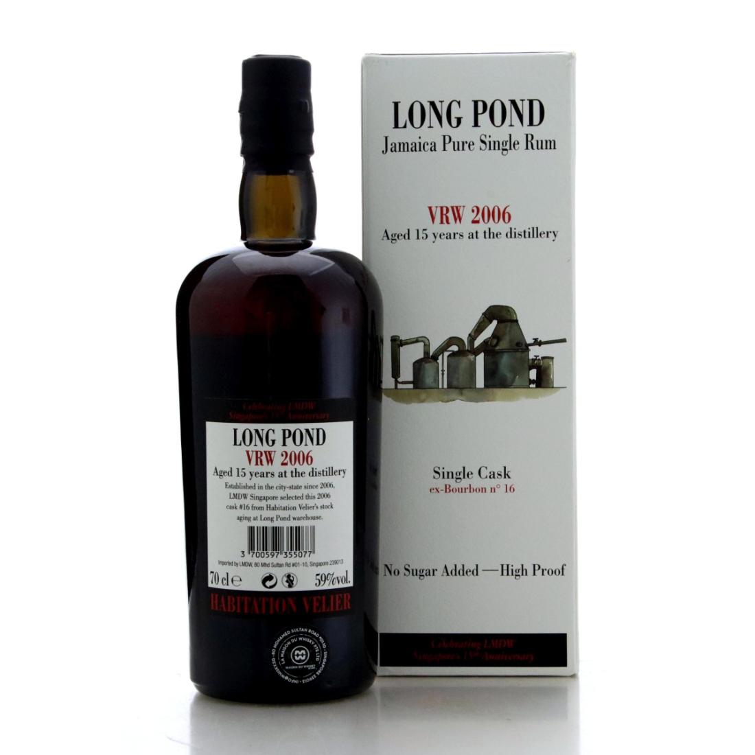 Image for Long Pond VRW 2006 Habitation Velier 15 Year Old