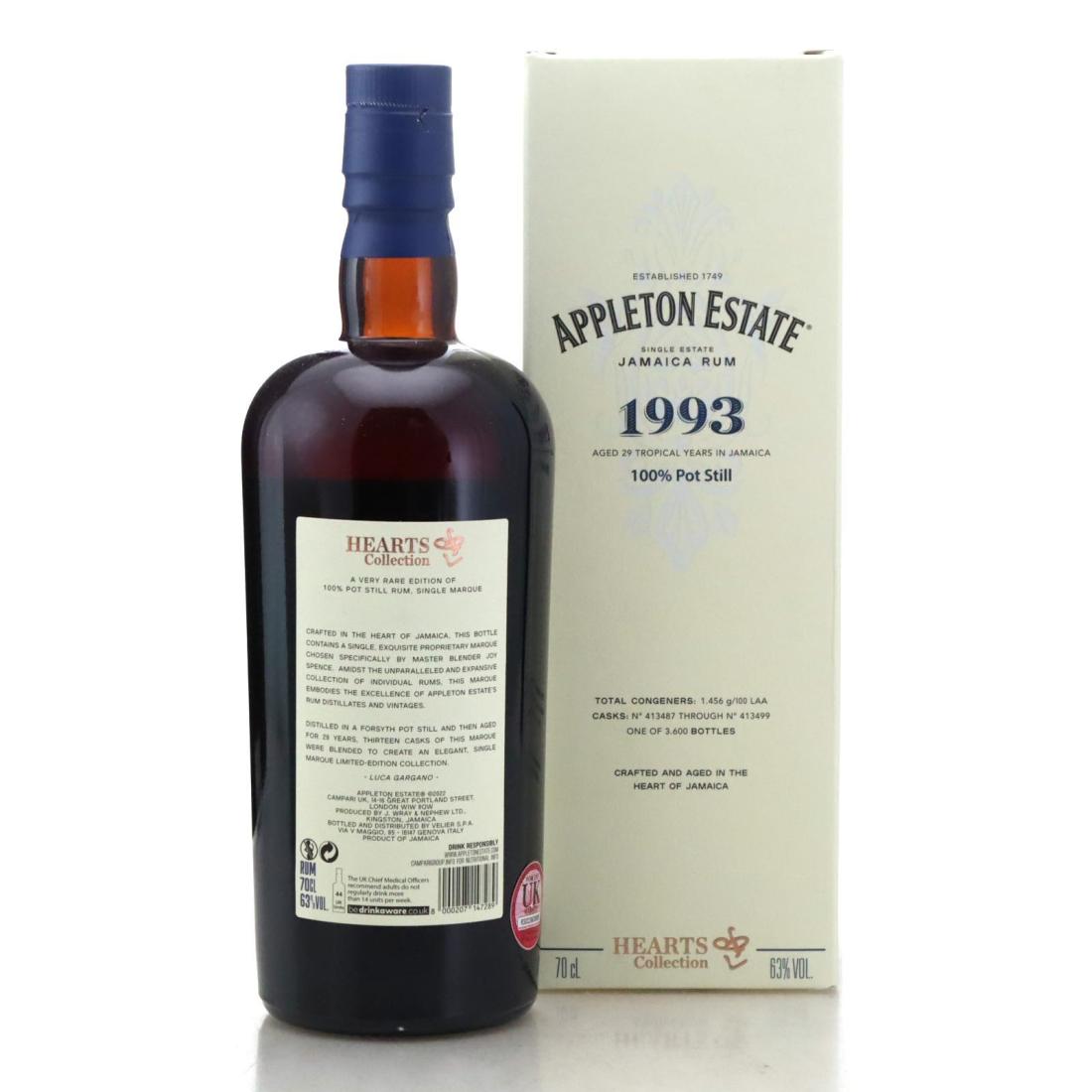 Image for Appleton Estate 1993 Hearts Collection 29 Year old