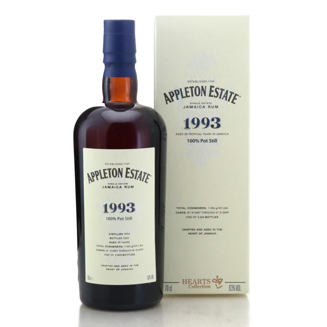 Image for Appleton Estate 1993 Hearts Collection 29 Year Old