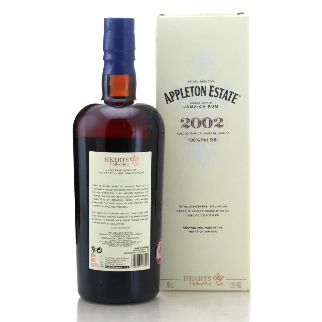 Image for Appleton Estate 2002 Hearts Collection 20 Year Old
