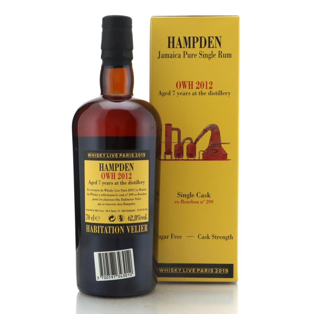 Image for Hampden OWH 2012 Habitation Velier 7 Year Old