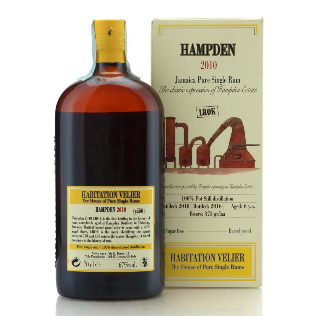 Image for Hampden LROK 2010 Habitation Velier 6 Year Old
