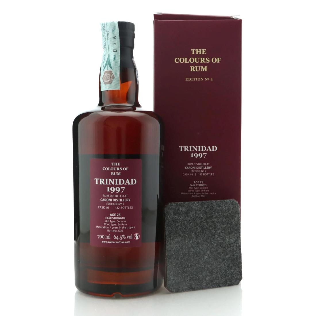 Image for Caroni 1997 The Colours of Rum 25 Year Old