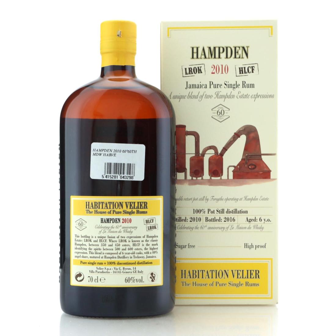 Image for Hampden LROK/HLCF 2010 Habitation Velier 6 Year Old