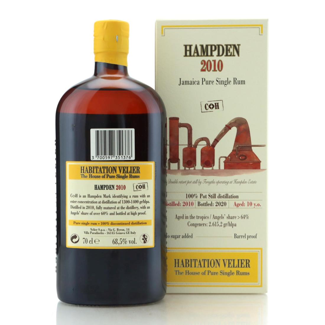 Image for Hampden C<>H 2010 Habitation Velier 10 Year Old