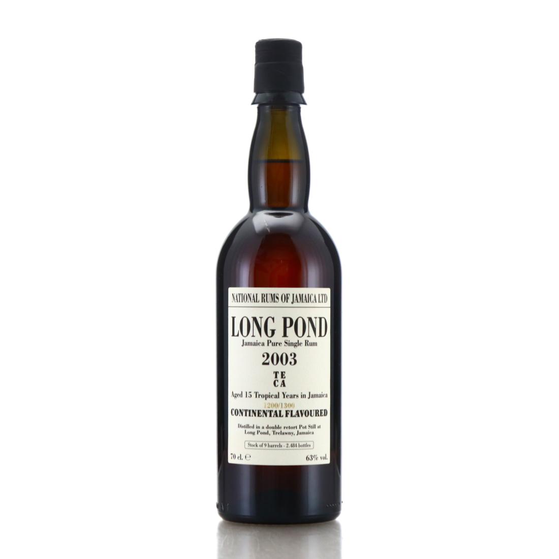 Image for Long Pond TECA 2003 Continental Flavoured 15 Year Old