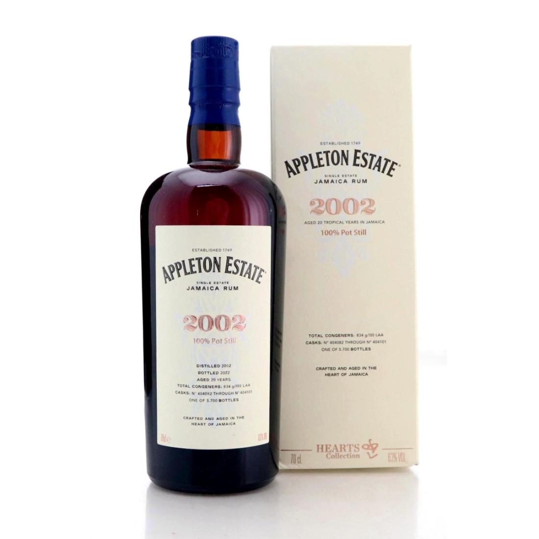 Image for Appleton Estate 2002 Hearts Collection 20 Year Old