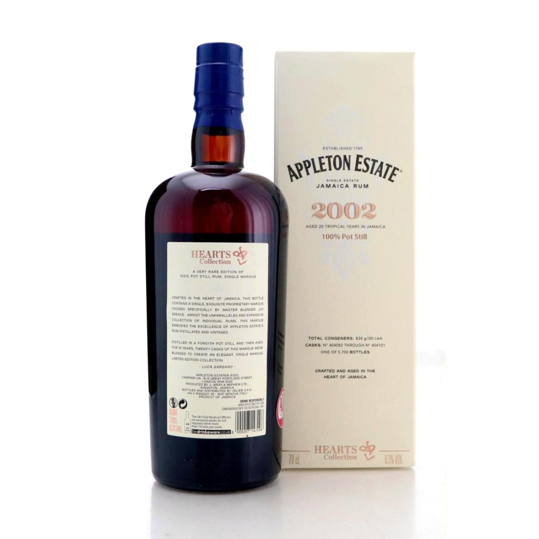 Image for Appleton Estate 2002 Hearts Collection 20 Year Old
