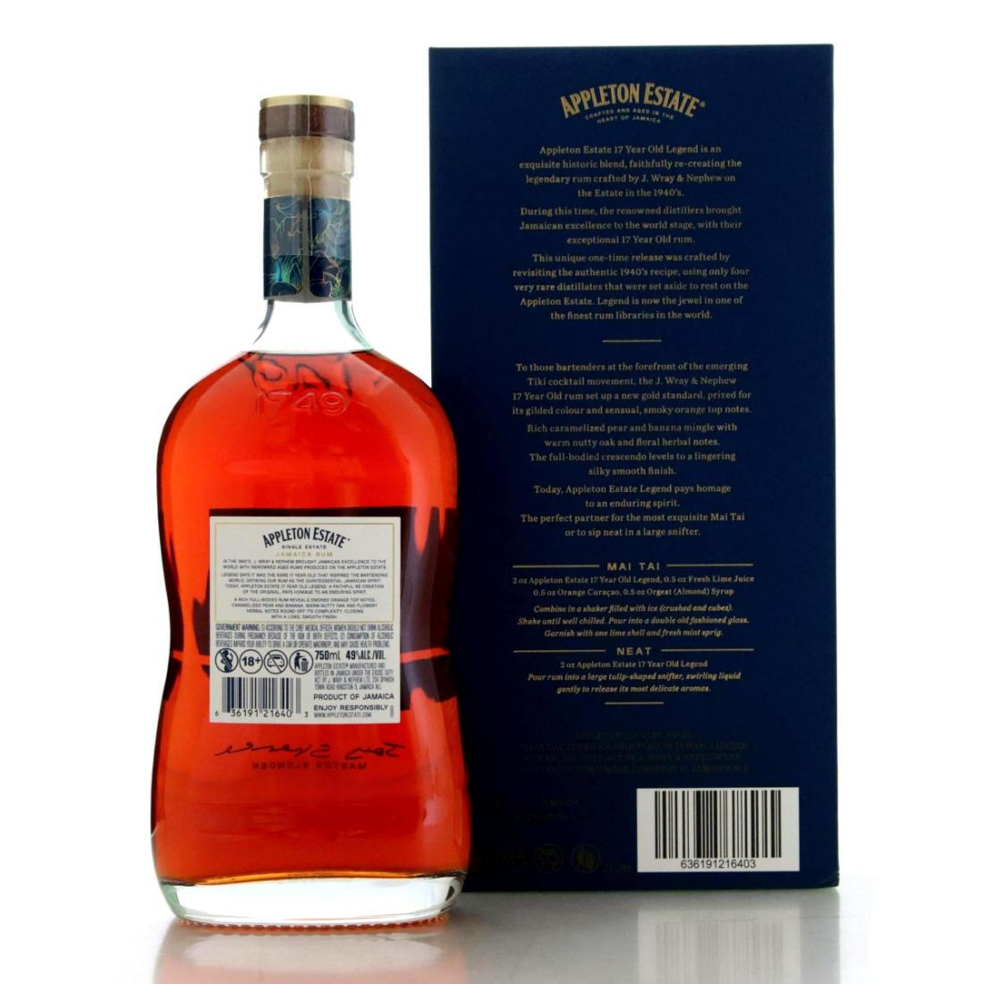 Image for Appleton Estate 2005 Legend 17 Year Old