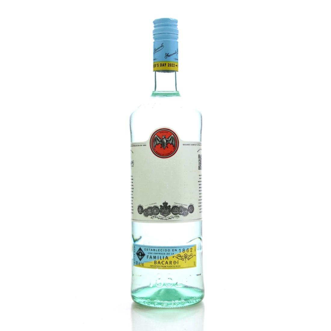 Image for Bacardi Carta Blanca Founder's Day 2022 Litre - Braille