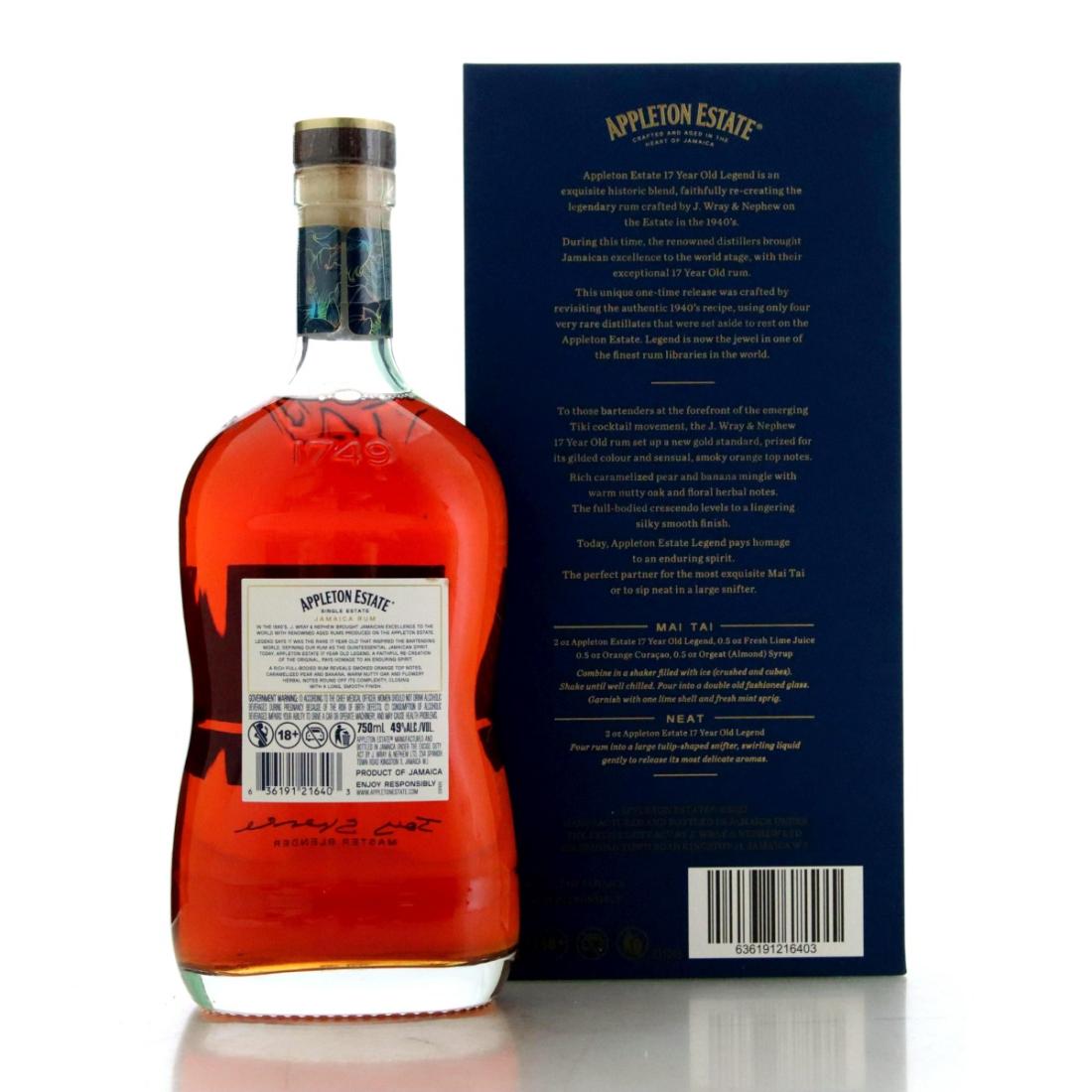 Image for Appleton Estate 2005 Legend 17 Year Old