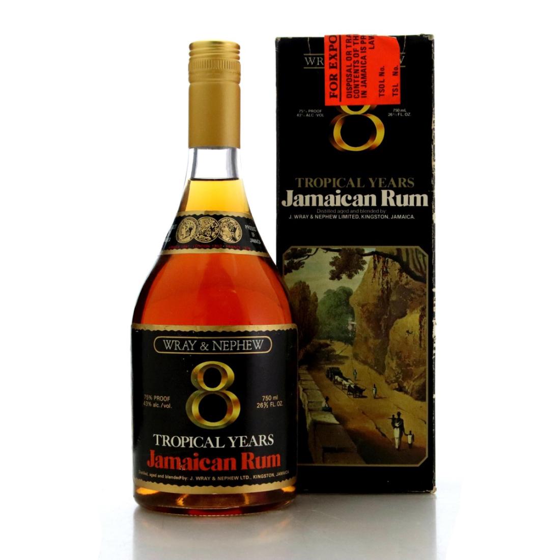 Image for Wray and Nephew 8 Year Old Tropical Years Jamaica Rum 1970s