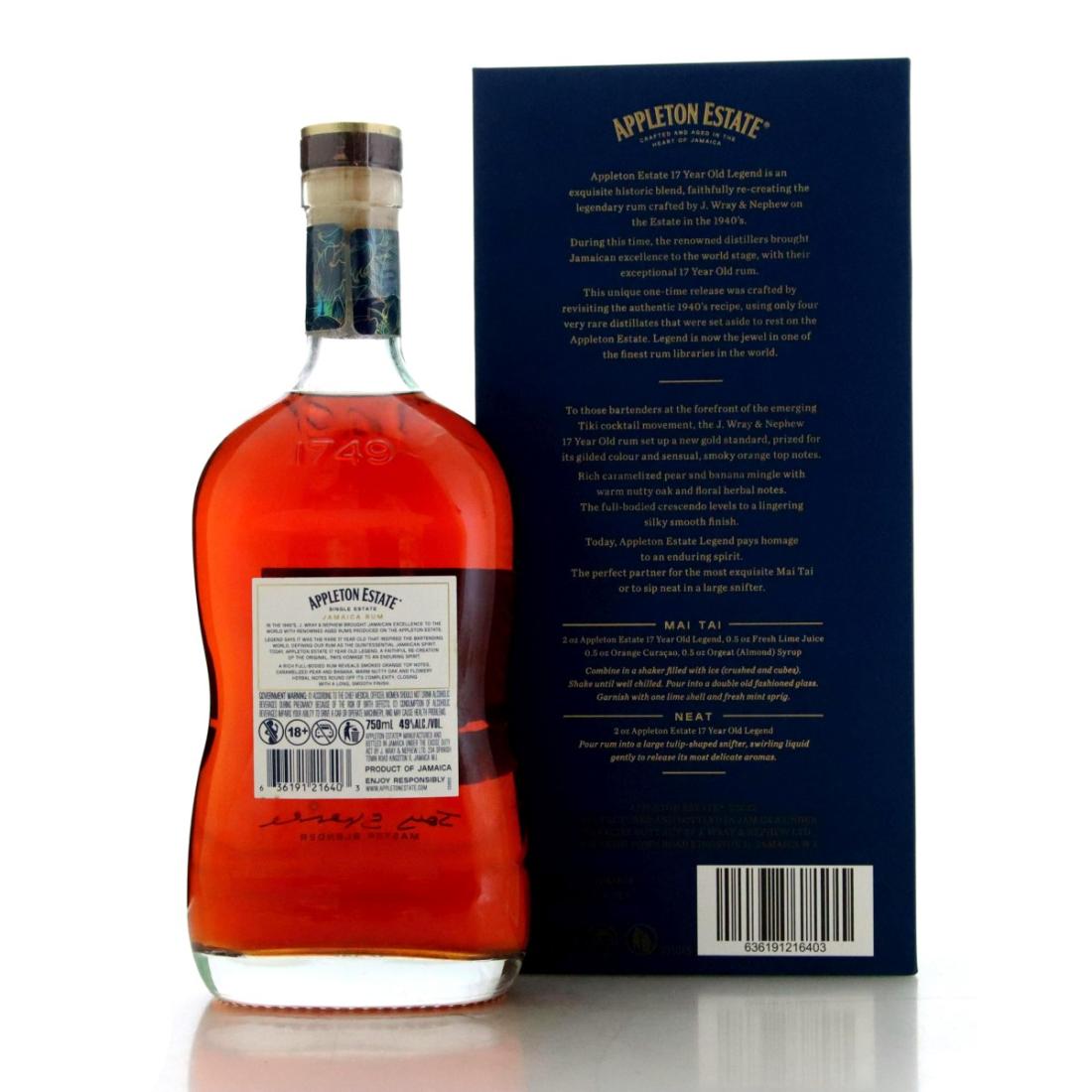 Image for Appleton Estate 2005 Legend 17 Year Old