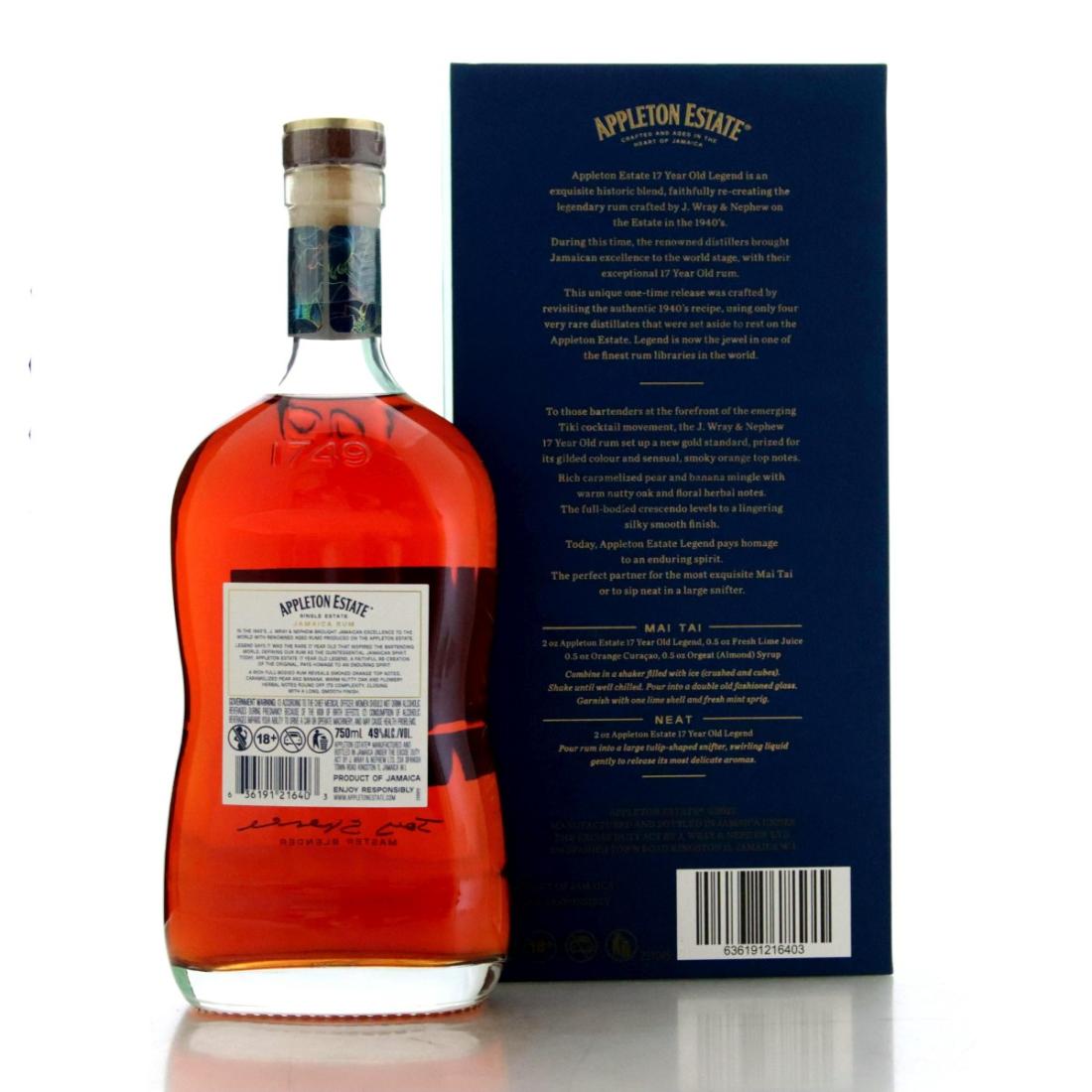 Image for Appleton Estate 2005 Legend 17 Year Old