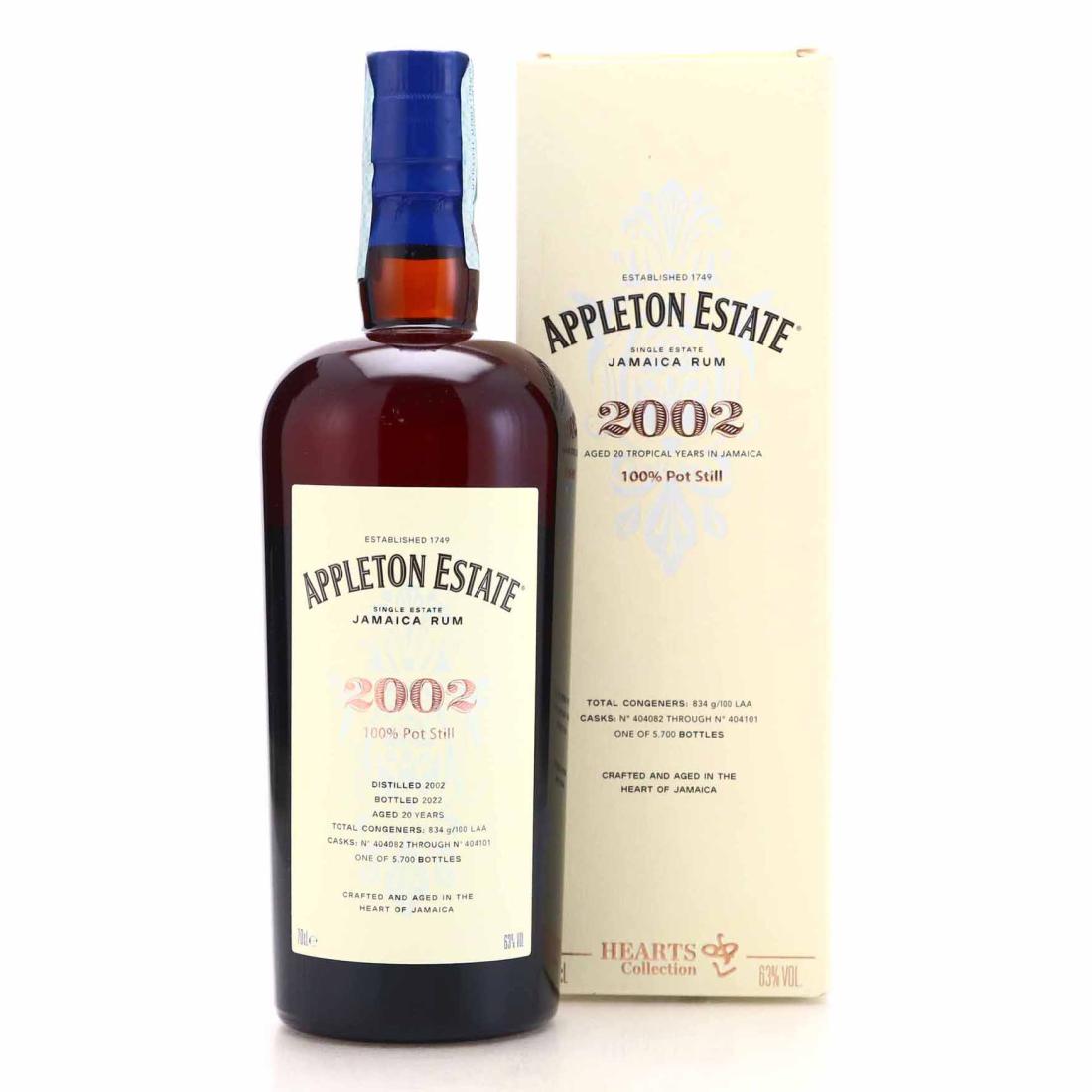 Image for Appleton Estate 2002 Hearts Collection 20 Year Old