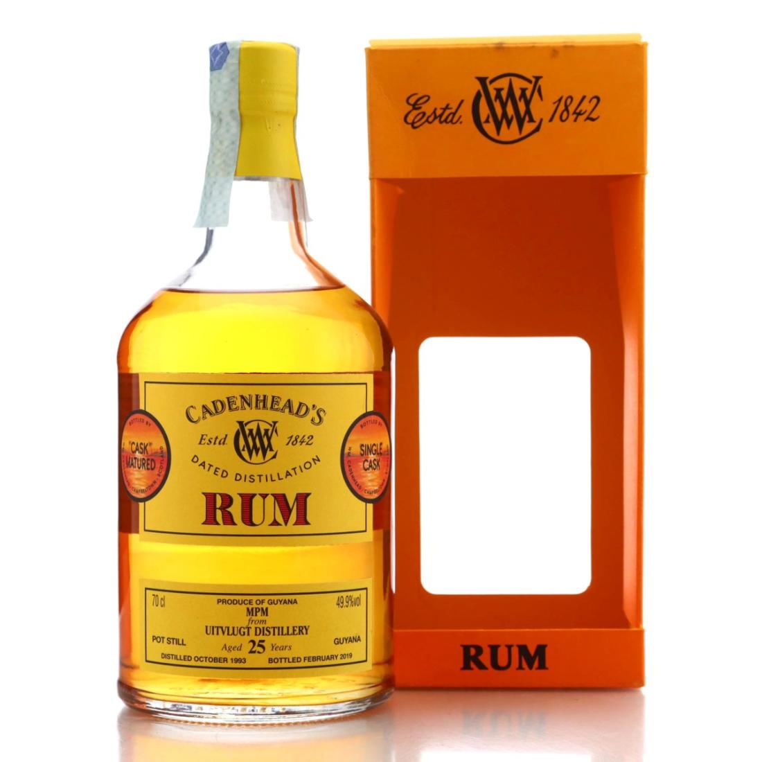 Image for Uitvlugt MPM 1993 Cadenhead's Dated Distillation 25 Year Old