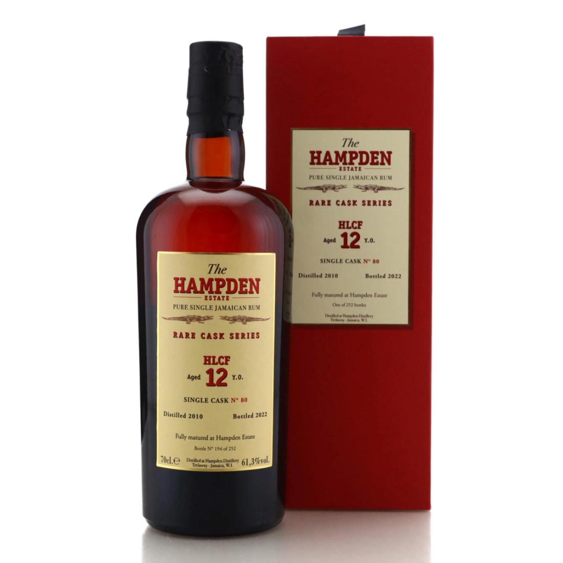 Image for Hampden Estate HLCF 2010 Rare Cask Series 12 Year Old