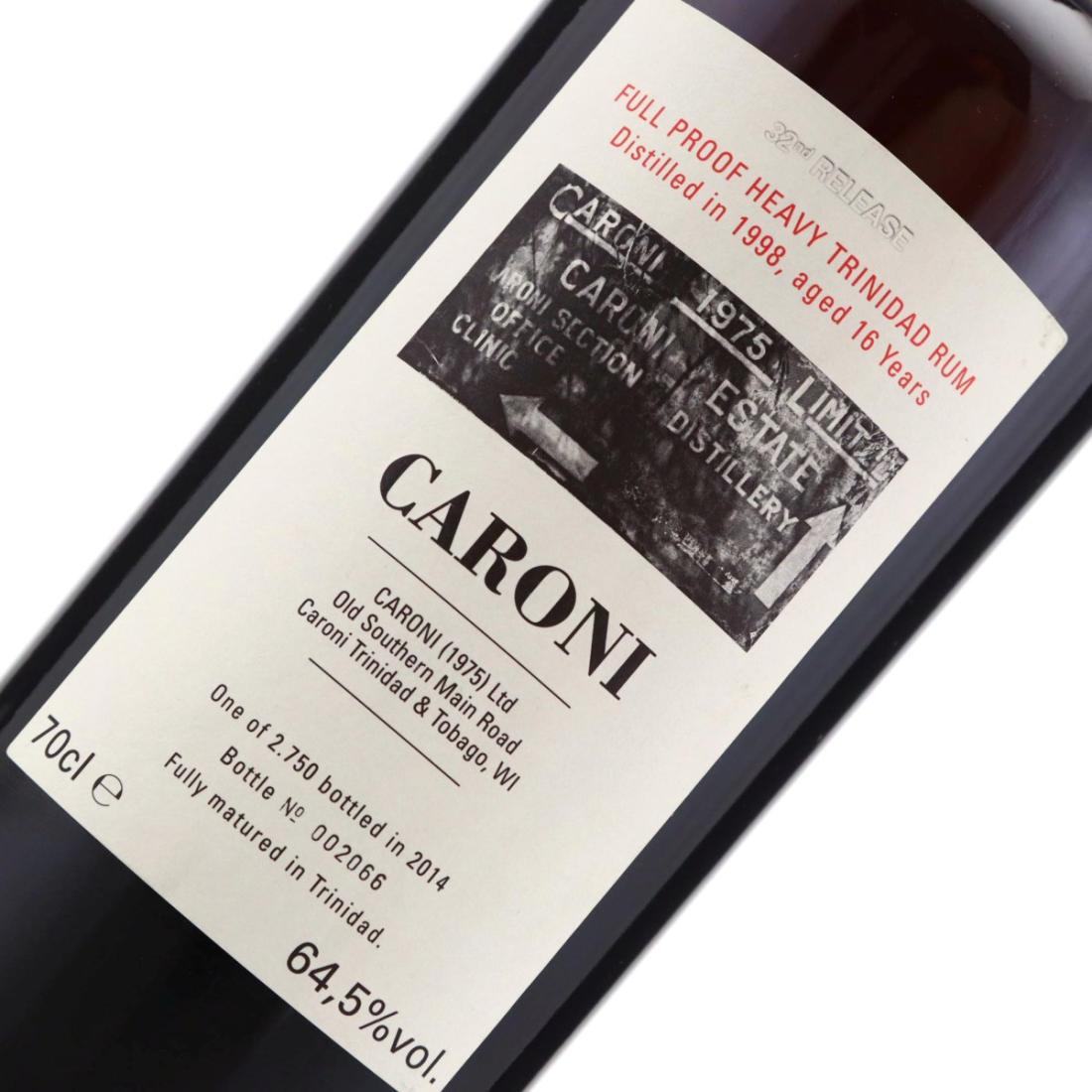Image for Caroni 1998 Full Proof 16 Year Old Heavy