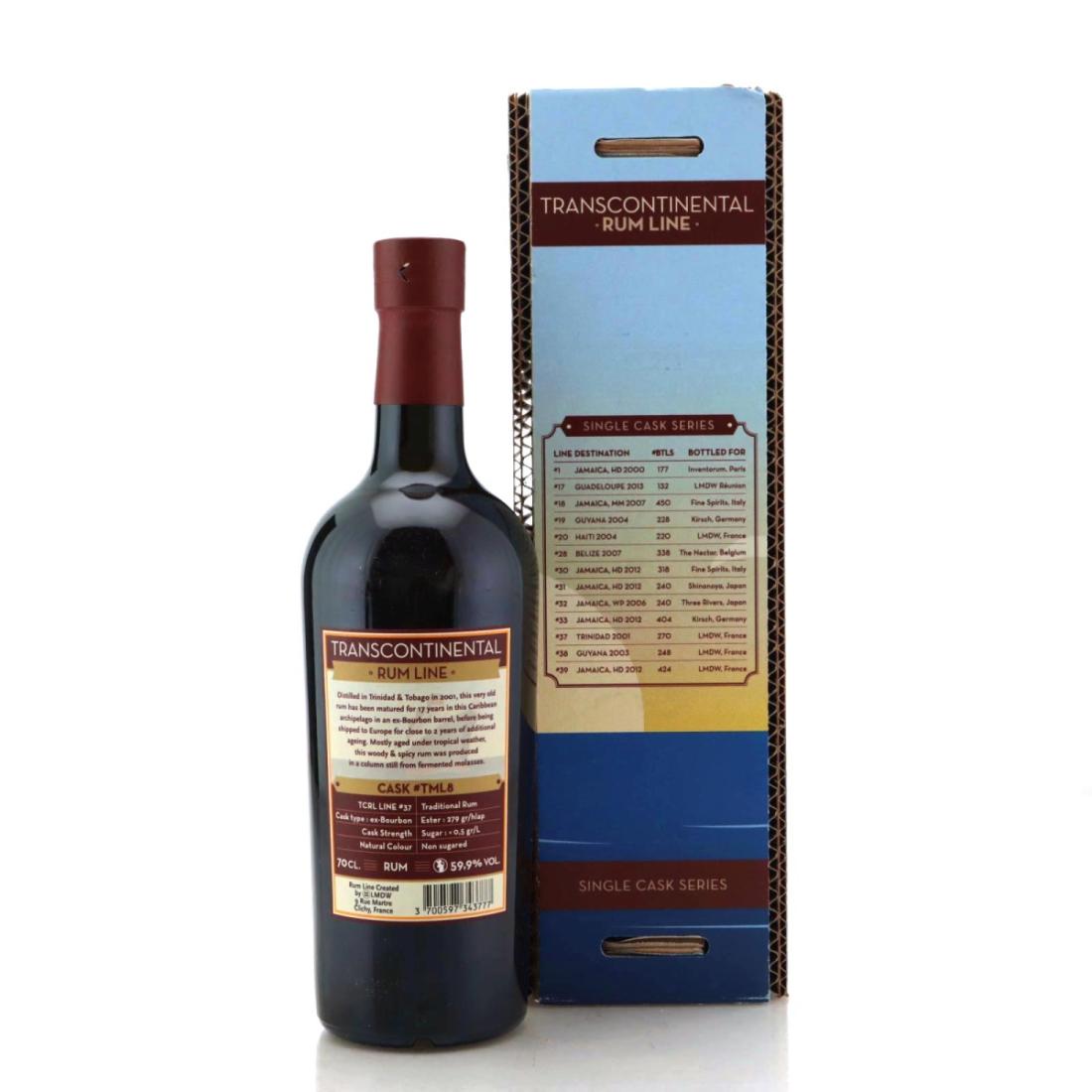 Image for Trinidad Distillers 2001 Transcontinental Rum Line #37
