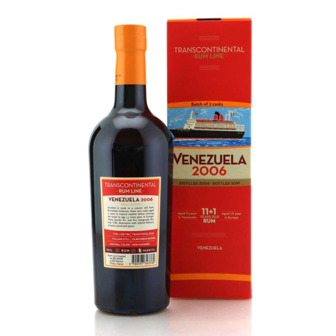 Image for Venezuela Rum 2006 Transcontinental Rum Line #36