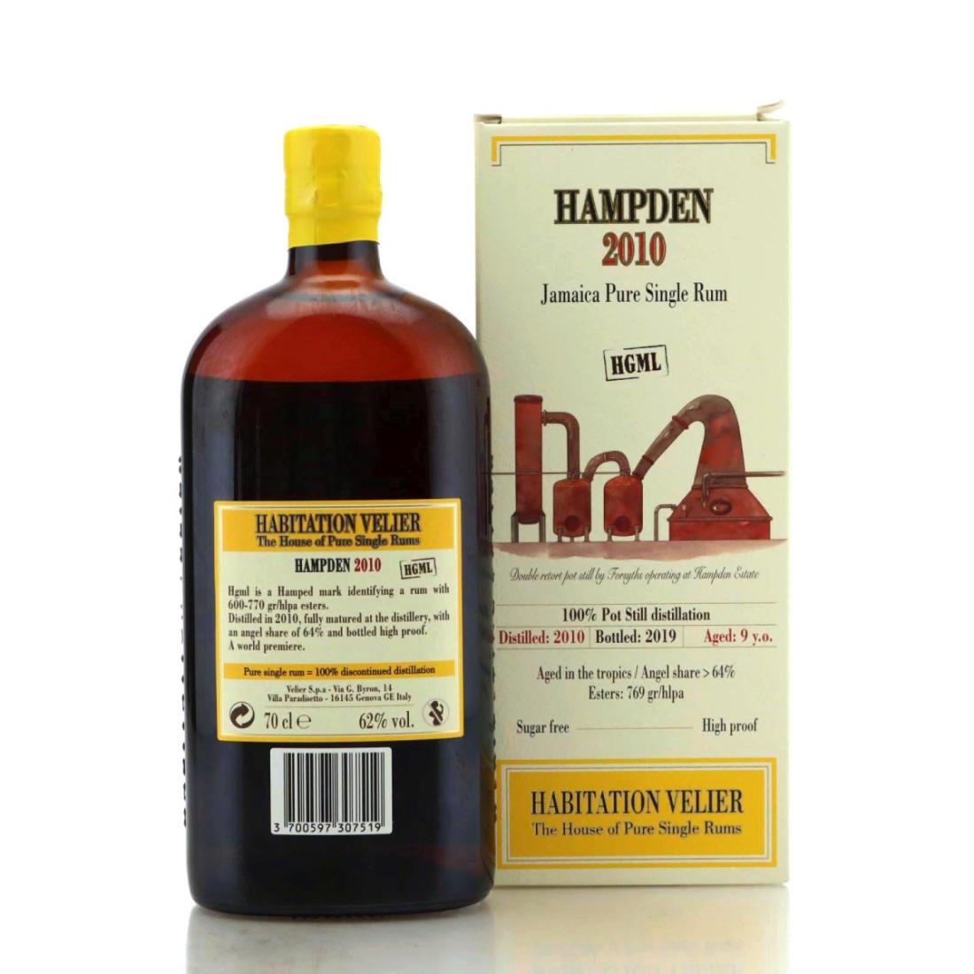 Image for Hampden HGML 2010 Habitation Velier 9 Year Old