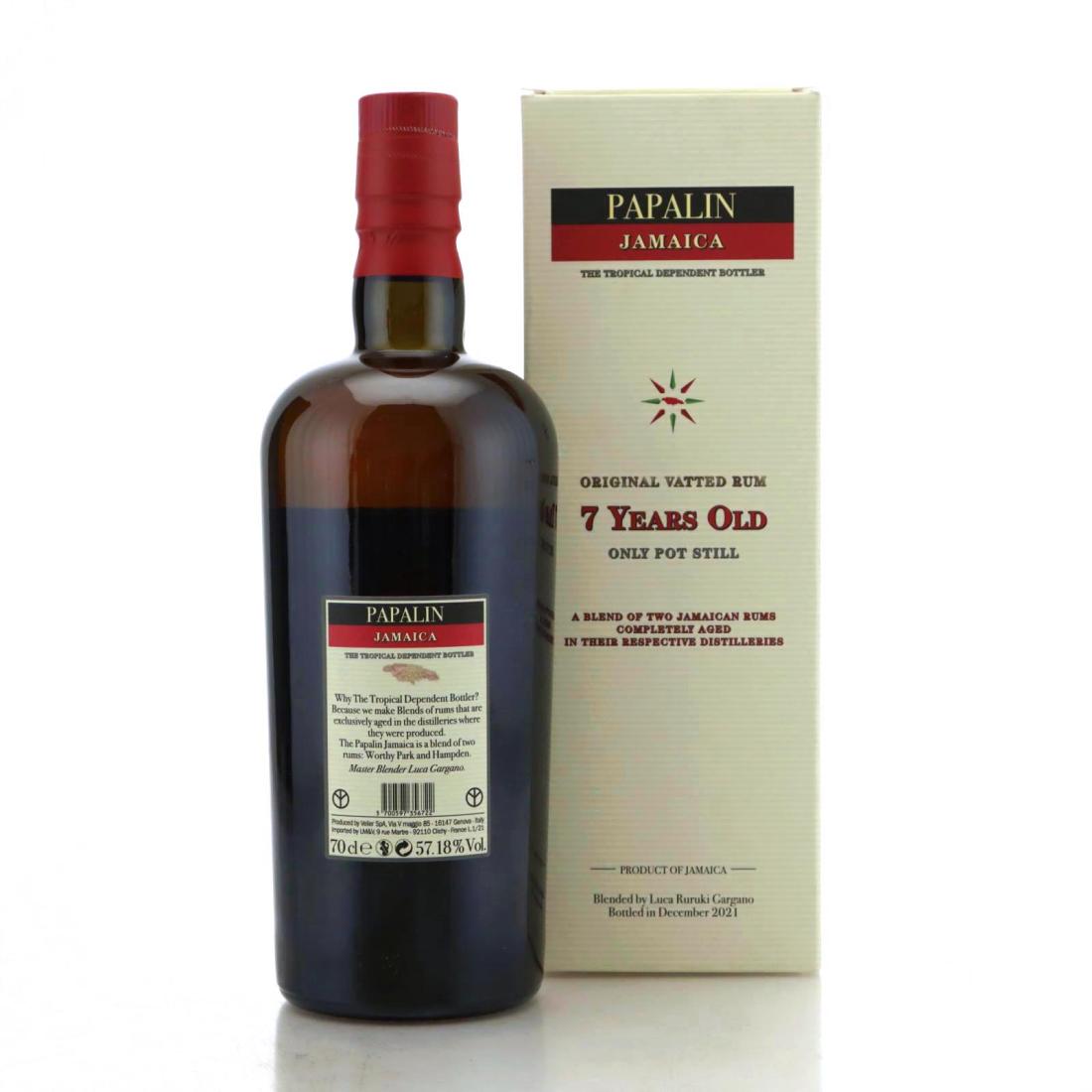 Image for Papalin Jamaica 7 Year Old Original Vatted Rum