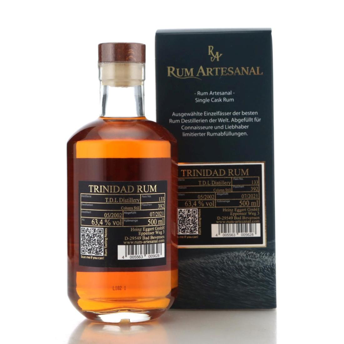 Image for Trinidad Distillers 2002 Rum Artesanal